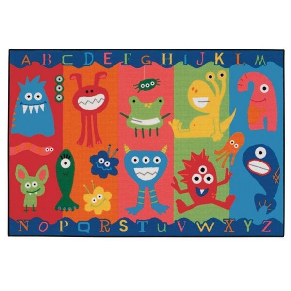 Carpets For Kids Alphabet Monsters 4 ft. x 6 ft. CA61975